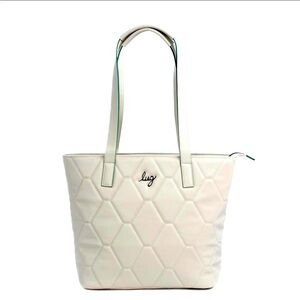 NWT: LUG PADDOCK SATIN MATTE
LUXE VL TOTE - PEBBLE